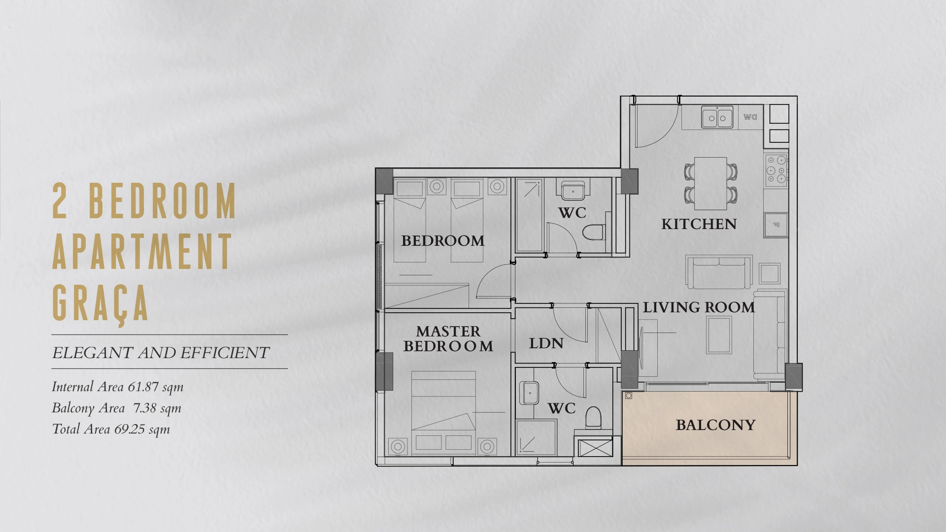 2 BR - Type B